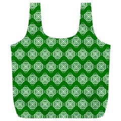 Abstract Knot Geometric Tile Pattern Full Print Recycle Bag (xl) by GardenOfOphir