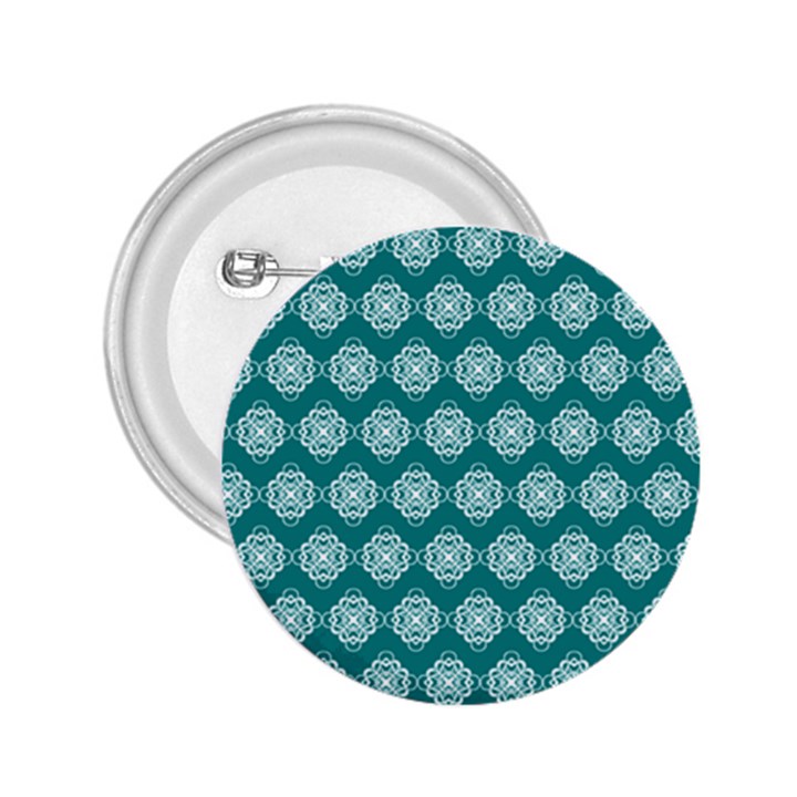 Abstract Knot Geometric Tile Pattern 2.25  Buttons