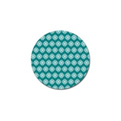 Abstract Knot Geometric Tile Pattern Golf Ball Marker by GardenOfOphir