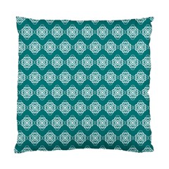 Abstract Knot Geometric Tile Pattern Standard Cushion Case (one Side) by GardenOfOphir