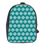 Abstract Knot Geometric Tile Pattern School Bag (Large) Front