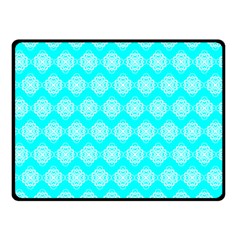 Abstract Knot Geometric Tile Pattern Two Sides Fleece Blanket (small) by GardenOfOphir