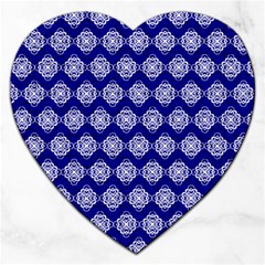 Abstract Knot Geometric Tile Pattern Jigsaw Puzzle (heart) by GardenOfOphir