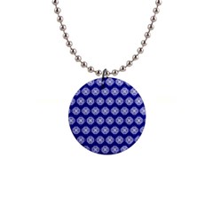 Abstract Knot Geometric Tile Pattern 1  Button Necklace