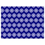 Abstract Knot Geometric Tile Pattern Two Sides Premium Plush Fleece Blanket (Extra Small) 40 x30  Blanket Front