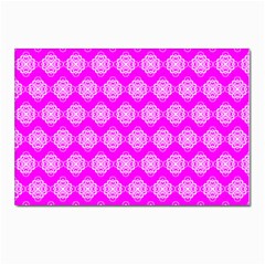 Abstract Knot Geometric Tile Pattern Postcards 5  X 7  (pkg Of 10) by GardenOfOphir