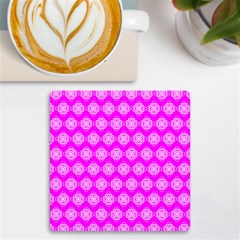 Abstract Knot Geometric Tile Pattern Uv Print Square Tile Coaster  by GardenOfOphir