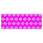 Abstract Knot Geometric Tile Pattern Banner and Sign 8  x 3  Front