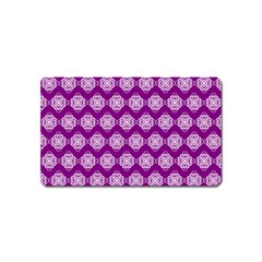 Abstract Knot Geometric Tile Pattern Magnet (name Card) by GardenOfOphir