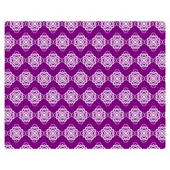 Abstract Knot Geometric Tile Pattern Premium Plush Fleece Blanket (medium)