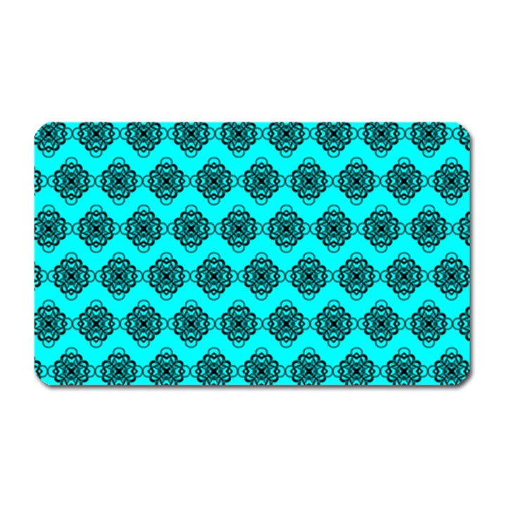 Abstract Knot Geometric Tile Pattern Magnet (Rectangular)