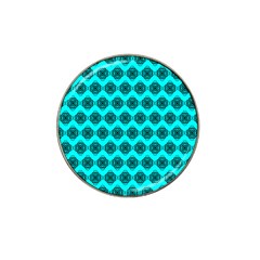 Abstract Knot Geometric Tile Pattern Hat Clip Ball Marker (4 Pack) by GardenOfOphir