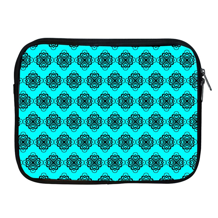 Abstract Knot Geometric Tile Pattern Apple iPad 2/3/4 Zipper Cases