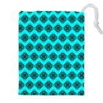 Abstract Knot Geometric Tile Pattern Drawstring Pouch (5XL) Front