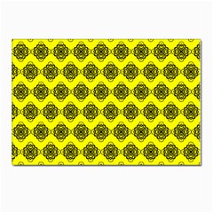 Abstract Knot Geometric Tile Pattern Postcard 4 x 6  (pkg Of 10) by GardenOfOphir