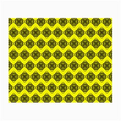 Abstract Knot Geometric Tile Pattern Small Glasses Cloth (2 Sides) by GardenOfOphir