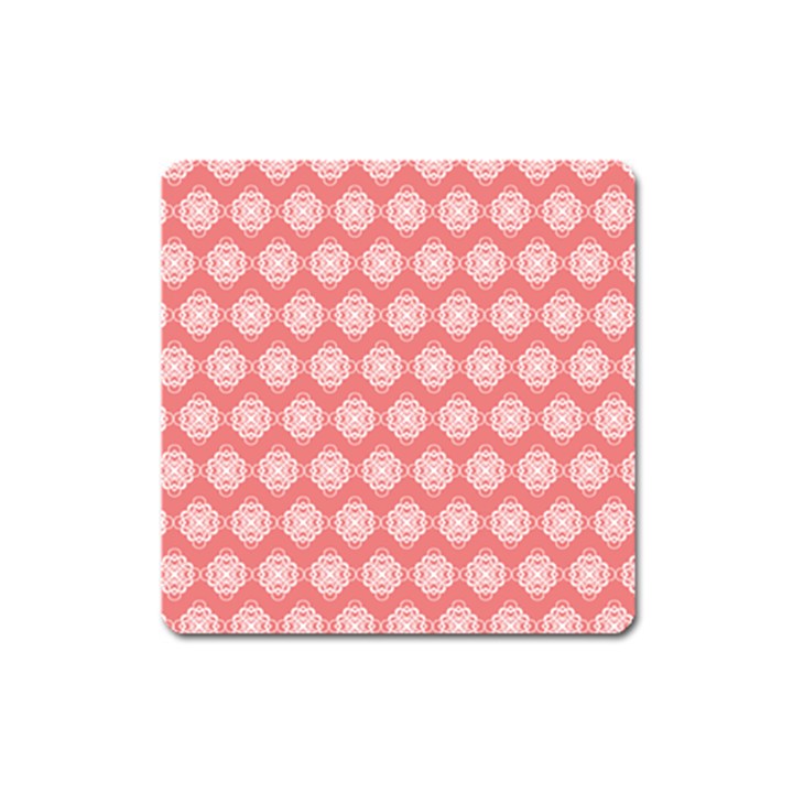 Abstract Knot Geometric Tile Pattern Square Magnet