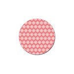 Abstract Knot Geometric Tile Pattern Golf Ball Marker Front