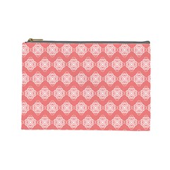 Abstract Knot Geometric Tile Pattern Cosmetic Bag (large) by GardenOfOphir