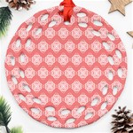 Abstract Knot Geometric Tile Pattern Ornament (Round Filigree) Front