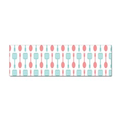 Spatula Spoon Pattern Sticker (bumper)