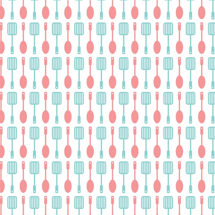 Spatula Spoon Pattern Play Mat (Rectangle)