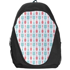 Spatula Spoon Pattern Backpack Bag by GardenOfOphir