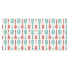 Spatula Spoon Pattern Banner And Sign 6  X 3  by GardenOfOphir