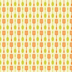 Spatula Spoon Pattern Play Mat (rectangle) by GardenOfOphir