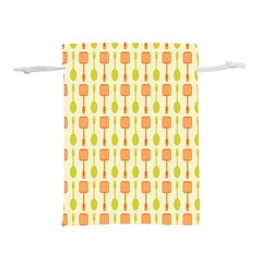 Spatula Spoon Pattern Lightweight Drawstring Pouch (l) by GardenOfOphir