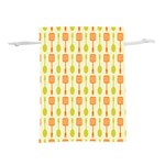 Spatula Spoon Pattern Lightweight Drawstring Pouch (L) Back