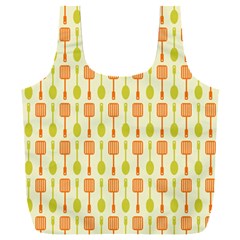 Spatula Spoon Pattern Full Print Recycle Bag (xxl) by GardenOfOphir