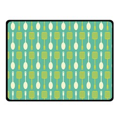 Spatula Spoon Pattern Fleece Blanket (small) by GardenOfOphir