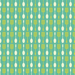 Spatula Spoon Pattern Play Mat (rectangle) by GardenOfOphir