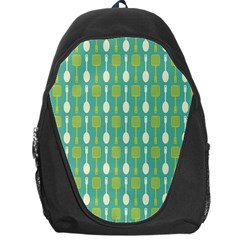 Spatula Spoon Pattern Backpack Bag by GardenOfOphir