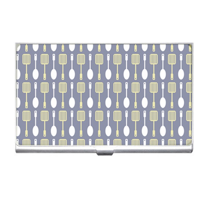 Spatula Spoon Pattern Business Card Holder