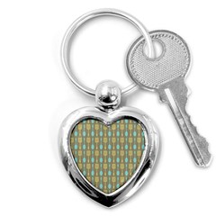 Spatula Spoon Pattern Key Chain (heart) by GardenOfOphir