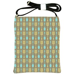 Spatula Spoon Pattern Shoulder Sling Bag