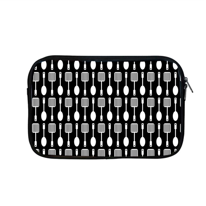 Black And White Spatula Spoon Pattern Apple MacBook Pro 13  Zipper Case