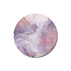 Liquid Marble Rubber Coaster (round) by BlackRoseStore