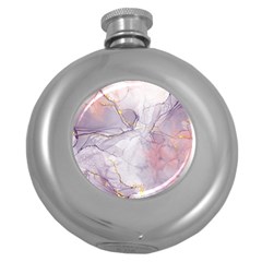 Liquid Marble Round Hip Flask (5 Oz) by BlackRoseStore