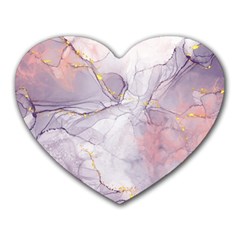 Liquid Marble Heart Mousepad by BlackRoseStore