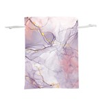 Liquid Marble Lightweight Drawstring Pouch (S) Front