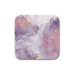 Liquid Marble Rubber Square Coaster (4 Pack) by BlackRoseStore