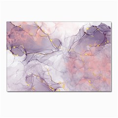 Liquid Marble Postcard 4 x 6  (pkg Of 10) by BlackRoseStore