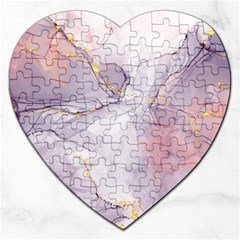 Liquid Marble Jigsaw Puzzle (heart) by BlackRoseStore