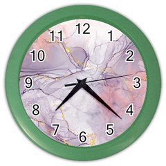 Liquid Marble Color Wall Clock by BlackRoseStore