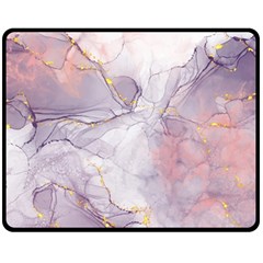 Liquid Marble Two Sides Fleece Blanket (medium) by BlackRoseStore