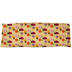 Colorful Ladybug Bess And Flowers Pattern Body Pillow Case Dakimakura (two Sides) by GardenOfOphir