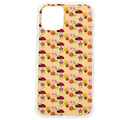 Colorful Ladybug Bess And Flowers Pattern Iphone 12 Pro Max Tpu Uv Print Case by GardenOfOphir